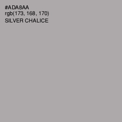 #ADA8AA - Silver Chalice Color Image